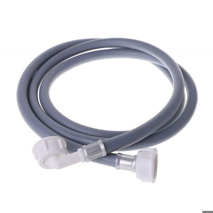 Tuyau darrivée deau universel 2 m pour machine à laver raccord coudé 90° filetage standard 3/4