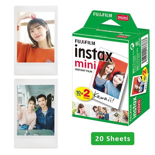20 feuilles blanches - Fujifilm Instax Mini Film - Papier photo