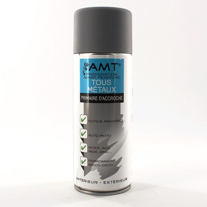 Primaire D'accroche En Aérosol AMT – Bombe 330ml, Sous-couche Universelle Pour Peinture