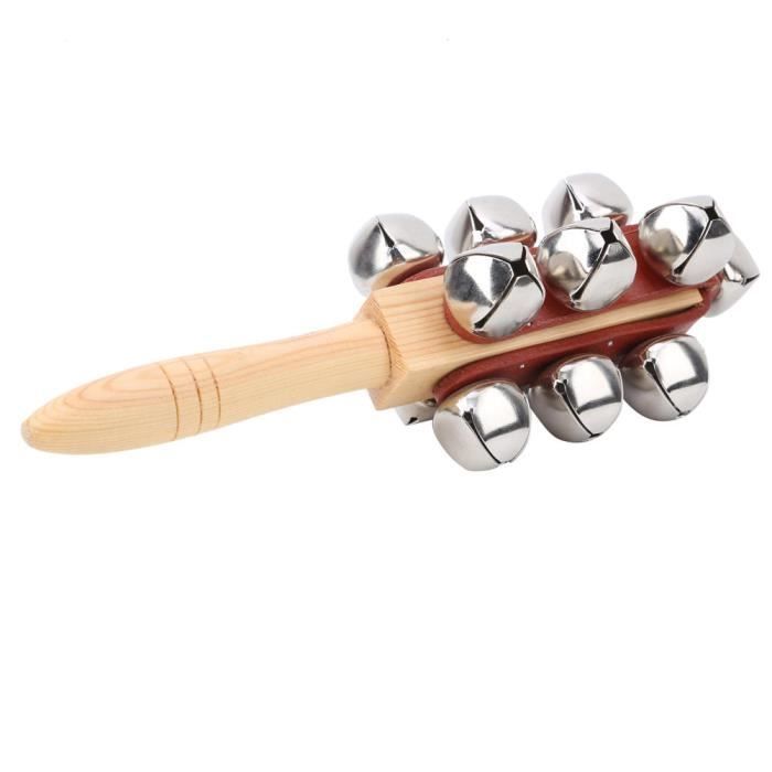 Hochet Sport Evenements Cliquet Musical En Bois - Instrument Percussion Traditionnel - Noise Maker Pour Matchs Et Fêtes Ratchet Noise Maker