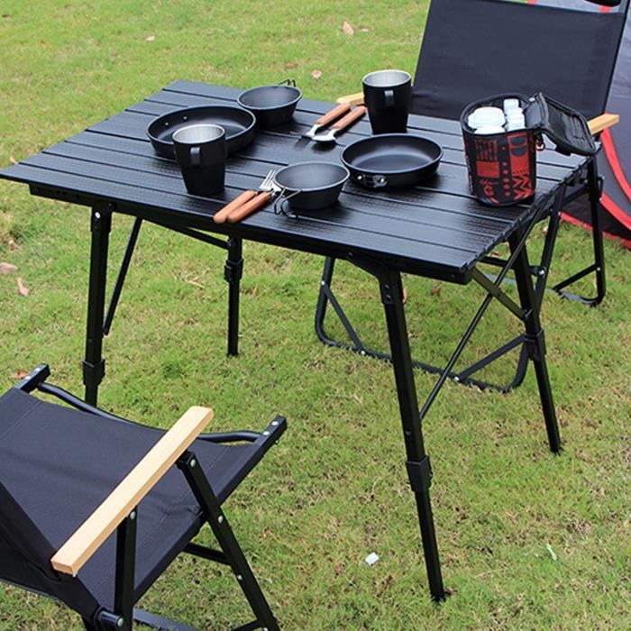 Table De Camping Enroulable Table de camping pliante en alliage d