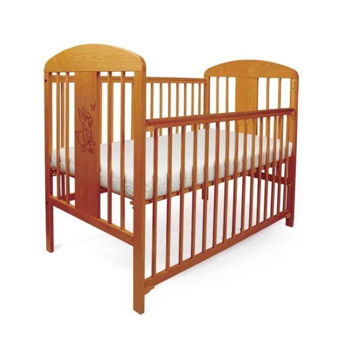 Lit Pour Bebe A Barreaux Tomi 18 Lapin Barriere Coulissante Avec Matelas Et Drap Paille Cdiscount Puericulture Eveil Bebe