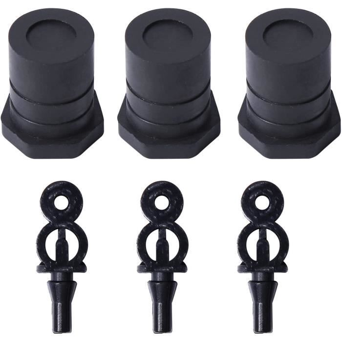 Lot De 4 Amortisseurs Anti-Vibrations Caoutchouc VE25*15 M6*18 – Structure Renforcée, Résistants Chocs & Bruit – Idéal Moteurs, Machines, Compresseurs, Fitness