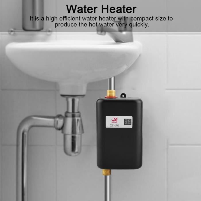 Mini Chauffe Eau Instantane Electrique Sans Reservoir Cuisine Lavage 220v 3800w Eu Noir Achat Vente Chauffe Eau Mini Chauffe Eau Instantane Cdiscount