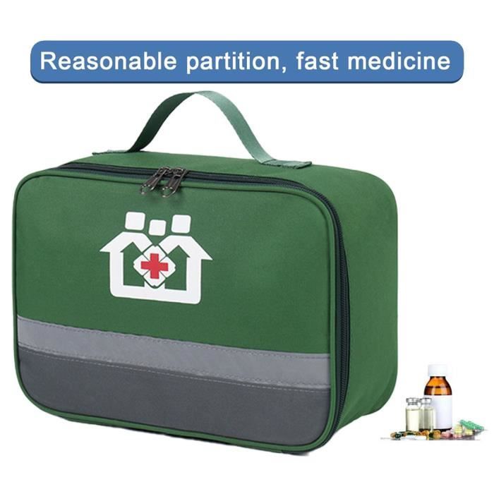 CHENKEE Sac de Rangement de Médicaments, 3 Pièces Trousse de Secours