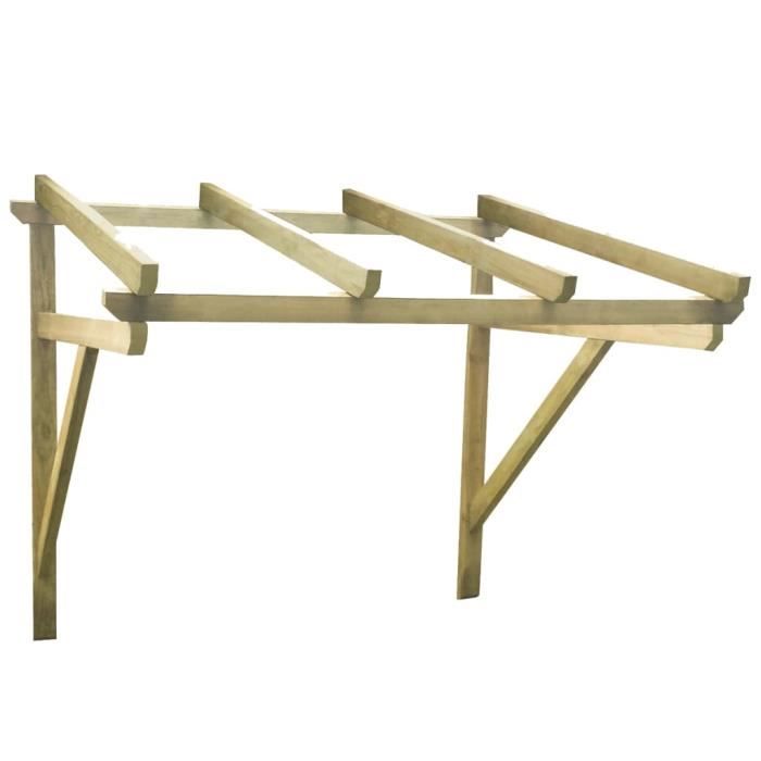 Auvent de porte,Marquise de Porte d'entrée,Store Banne Noir 152,5x90 cm