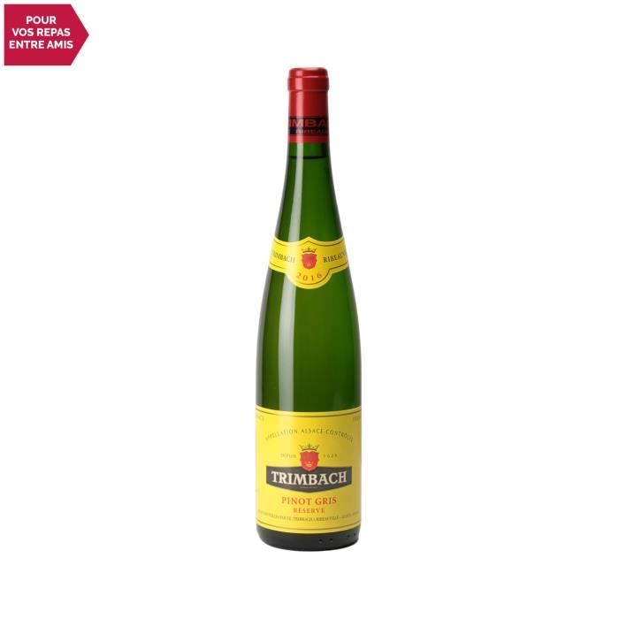 Alsace Pinot Gris Réserve Blanc 2017 - 75cl - Trimbach - Vin AOC Blanc ...