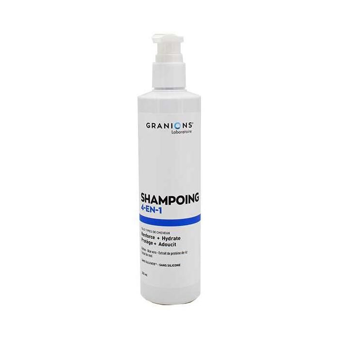 Comparer les prix de Shampoing - Granions - 4 en 1 - Biotine - Aloe vera - Protéines de riz