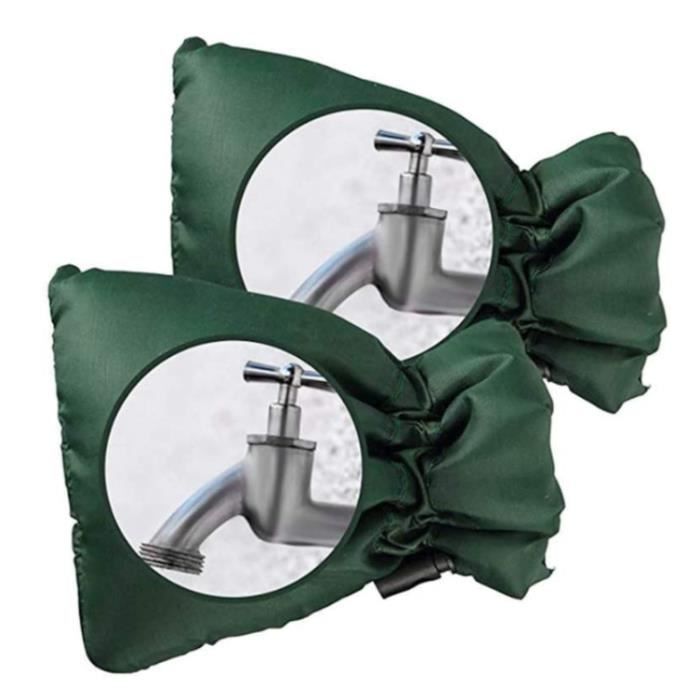 Housse De Protection Antigel Pour Robinet Extérieur - Tissu Oxford, Rembourrage Coton - 70x38 Cm, étanche Et Isolante