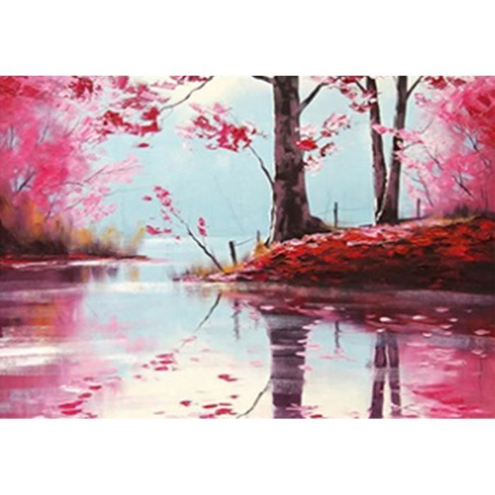 Kit Peinture Diamant 5D Niagara - Tableau Strass à Faire Soi-même 50x60 Cm - Décoration Murale Brillante - 1