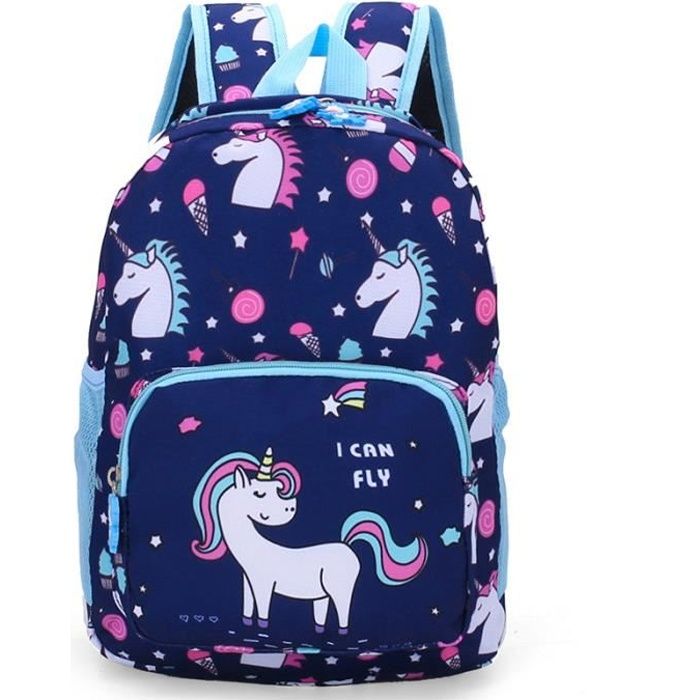 Sac à Dos,Sac à Dos Licorne Enfant, Sac d'école Bas âge Sac Maternelle Petit Sac à Dos Préscolaire pour Filles Garçons de 2 à 5 Ans