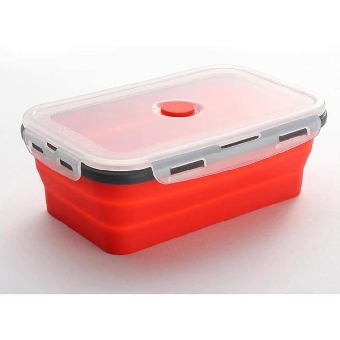 boîte à lunch extérieure pour employés de bureau Boîte à lunch pliante boîte à lunch micro-ondes pour les voyages green boîte à lunch portable pliable en silicone