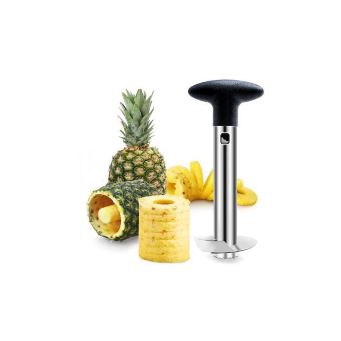Acheter PDTO Évideur d'ananas en acier inoxydable Éplucheur d'ananas Coupe- ananas Outil de fruits