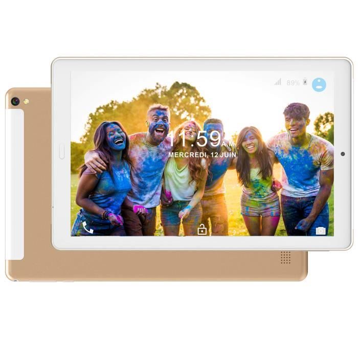 Tablettes tactiles-10.1" HD-Android 8.0-Dual