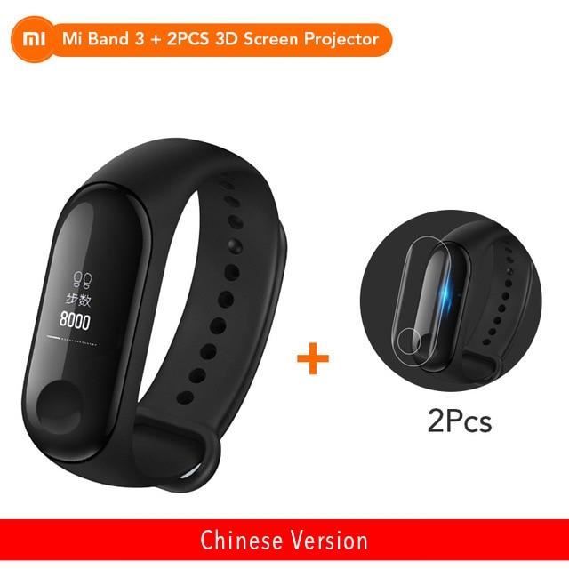 Montre connect e Original Xiaomi Mi bande 3 moniteur de fr quence