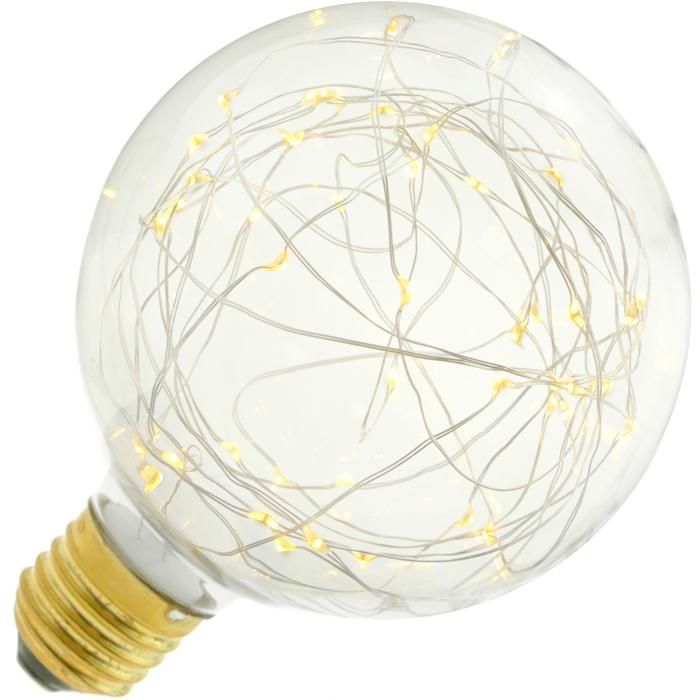 Ampoule LED fantaisie G125 1.4W lumière chaude Cdiscount Maison