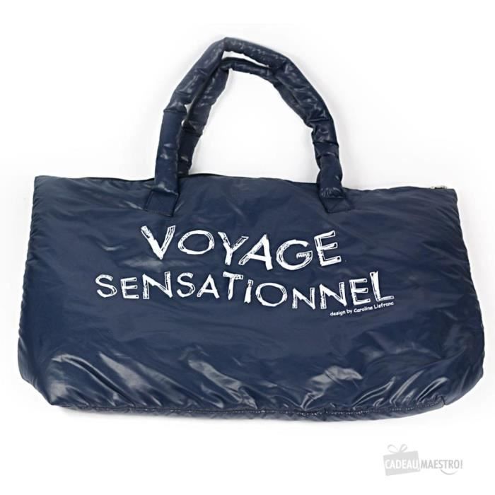Caroline Lisfranc Sac Grand Sac Voyage Sensationnel Caroline Lisfranc Bleu Navy