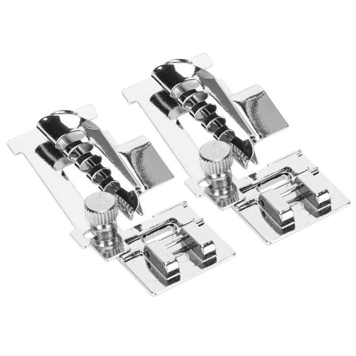 Pied Universel Pour Machine à Coudre - Acier Inoxydable - Compatible Singer, Brother, Babylock, Europro - Pour Fermetures éclair, Couture Facile
