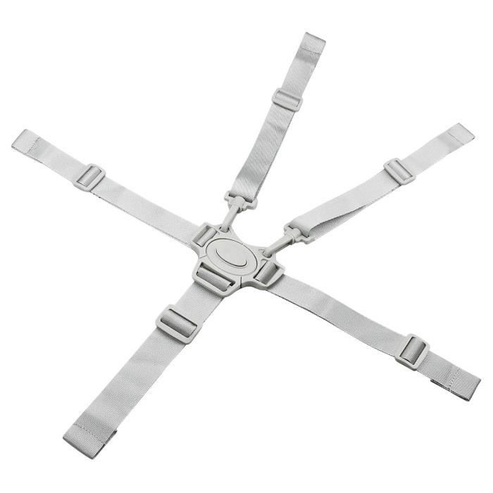 DaysAgo Ceinture de sécurité pour bébé harnais de sécurité à 3 points pour chaise haute de bébé sangle de siège pour enfants 