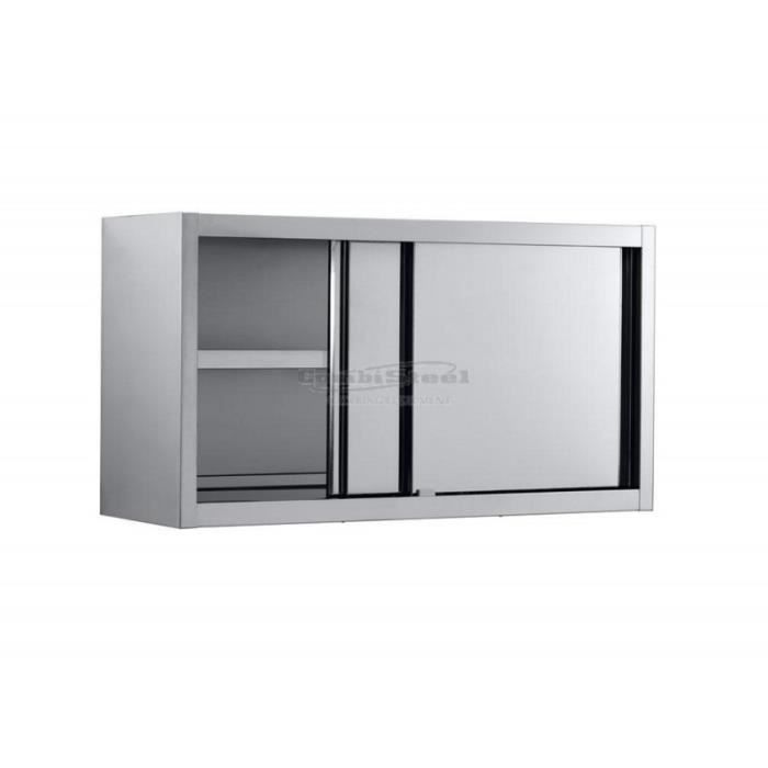 Armoire Inox Murale De Cuisine Gamme 400 Combisteel 1200x400