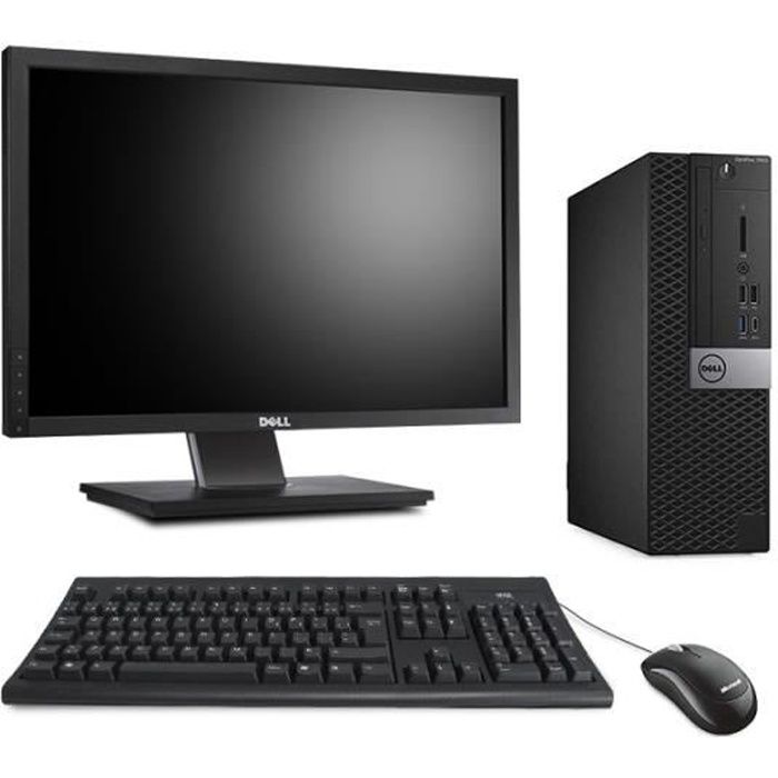 PC de bureau Dell OptiPlex 7050 SFF - Intel Core i5-6500 3.20GHz - 16Go DDR4 - 240Go SSD - Windows 10 Famille - Dell