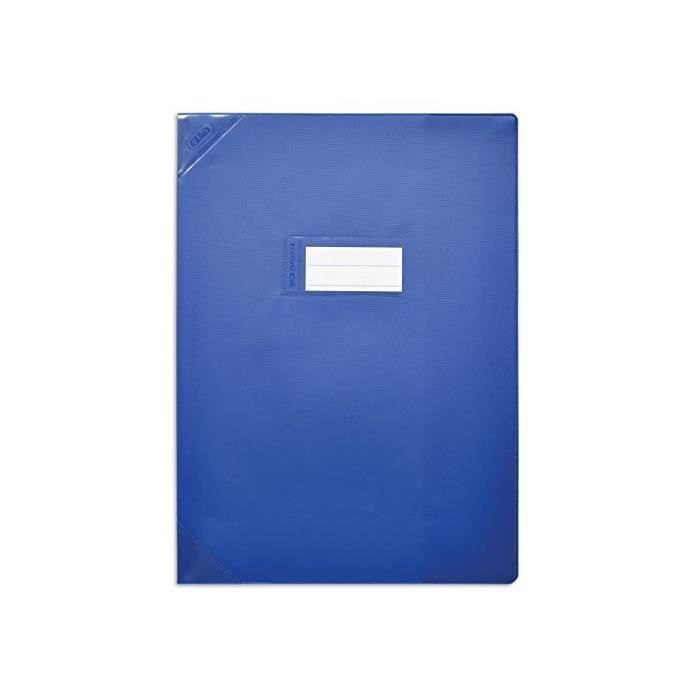 Protège-cahier PVC 150 Strong Line 24x32 cm opaque bleu
