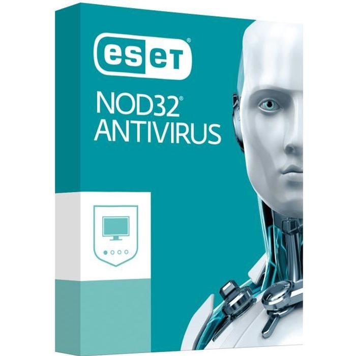 ESET NOD32 Antivirus 2021 - (4 Postes - 1 An) | Ve