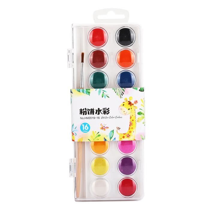 Cikonielf Pigment solide aquarelle Ensemble de peinture pigmentaire en Cikonielf Pigment solide aquarelle Ensemble de peinture pigmentaire en