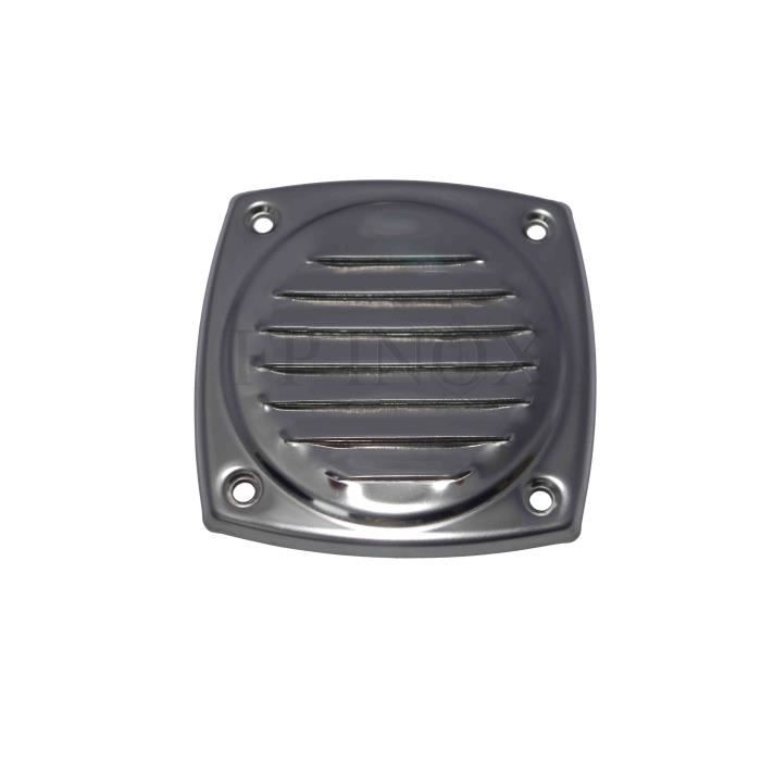Grille D'aération Inox 100x100 Mm - FP INOX, Fabrication Française, Neuf Sous Emballage