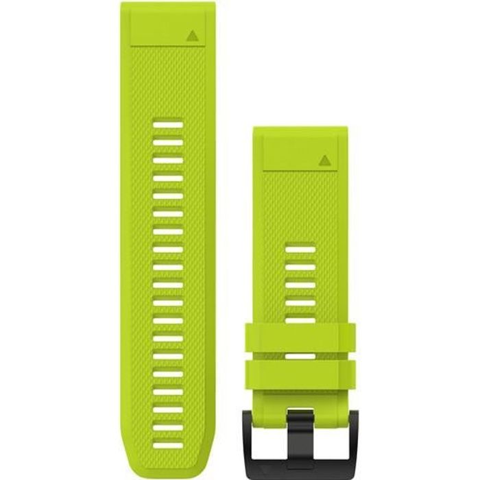 GARMIN Bracelets QuickFit 26mm Silicone jaune Cdiscount Sport