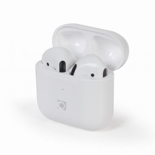 Écouteurs Bluetooth TWS - GEMBIRD - VALLETTA - 12 heures découte - Intra-auriculaire - Blanc