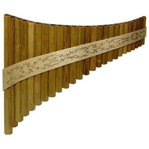 Fl/ûte De Pan//panflute Bambou Instrument,Musique Bois Artisanal Panpipes Bamboo,16 Tubes