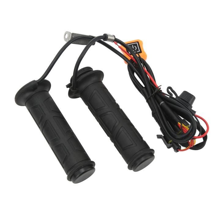 GOTOTOP poignées chauffantes pour guidon Poignée chauffante pour moto 3 vitesses, température