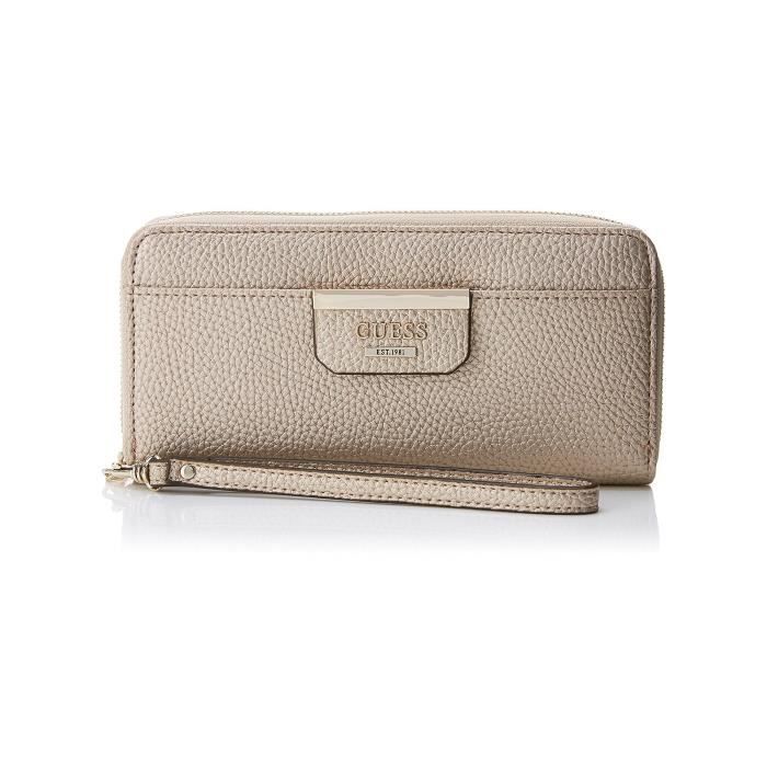 Guess Portefeuille Femme Bobbi Bronze Achat Vente Portefeuille