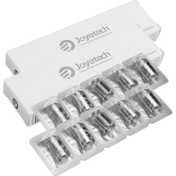 Joyetech 10PCS Rsistance 1,0 Ohm  Cubis BF SS316 Atomiseur Mode TEMP SS  VW VT TCR 10-25W - Cdiscount Au quotidien