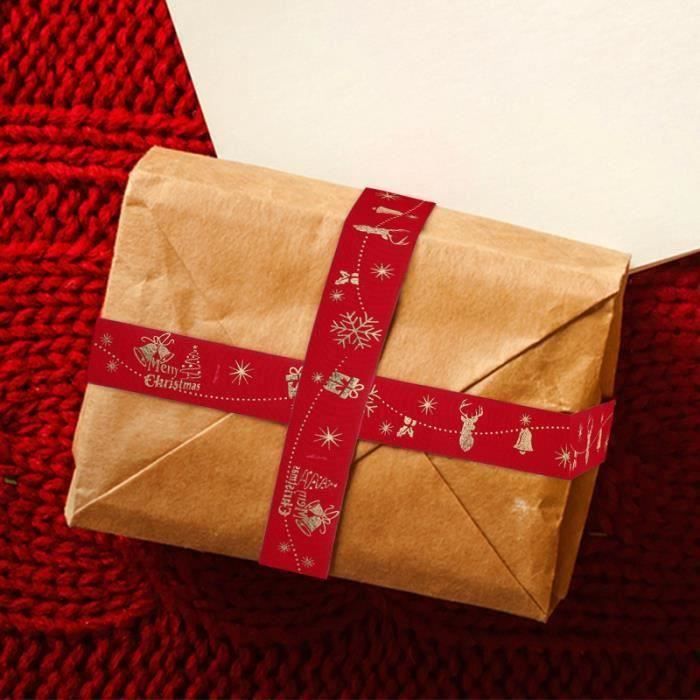 Ruban En Velours Simple Face De 20 M - Ruban Décoratif De Noël - Pour