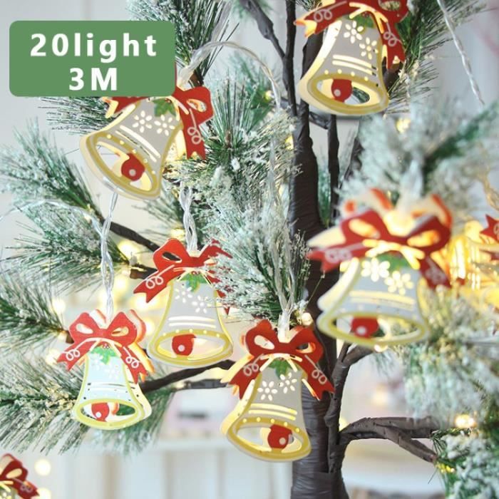 Guirlande Lumineuse Père Noël échelle LED 3.1m - 124 LED - Télécommande - Pour Intérieur/extérieur - Décoration Noël - 9