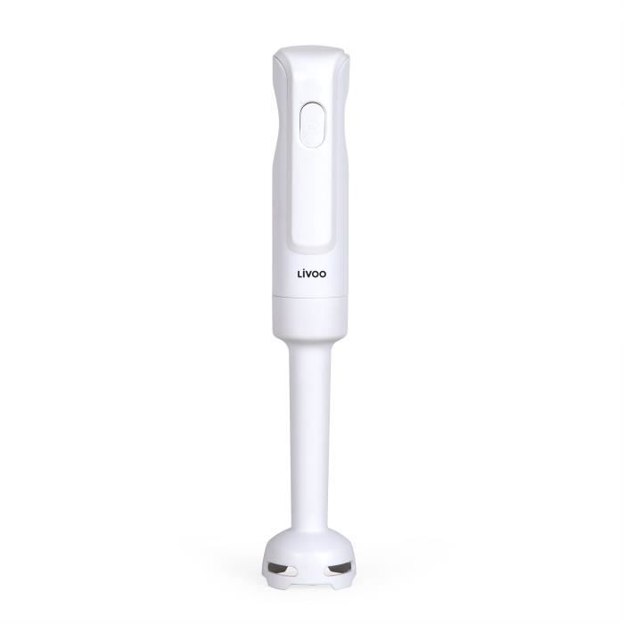 Mixeur Plongeant LIVOO – 300 W, 2 Lames Inox, 19000 Tours/min