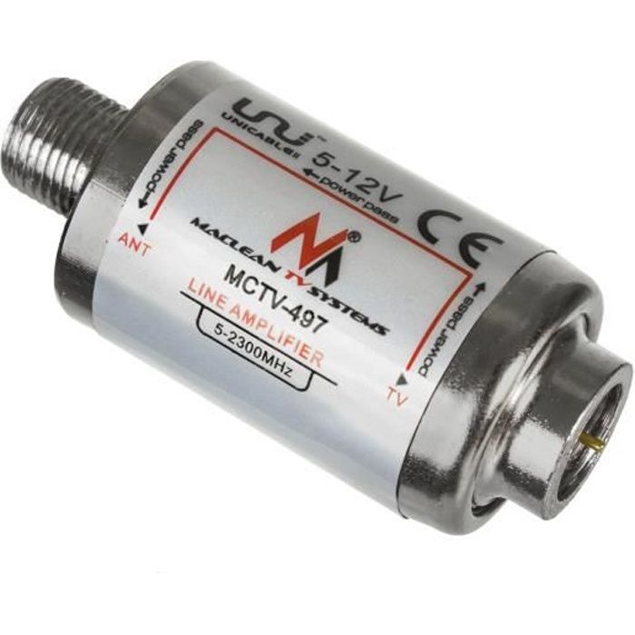 Amplificateur D Antenne Dvb T T2 20db 5 12v Large Bande 5 2300 Mhz Repeteur De Signal Avis Et Prix Pas Cher Cdiscount