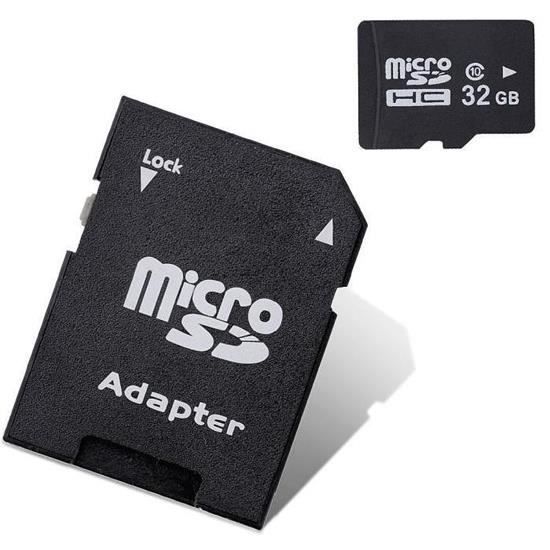 Carte MicroSD 32Go avec adaptateur
