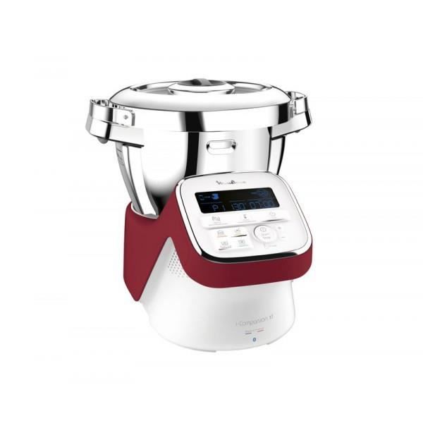 Moulinex Robot Cuiseur Companion Xl Rouge Hf908500 Blanc Achat