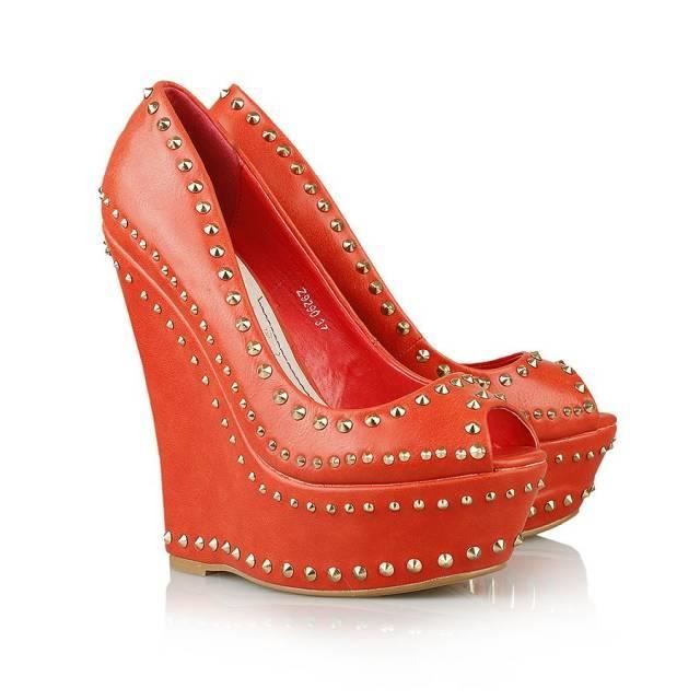 escarpin rouge confortable