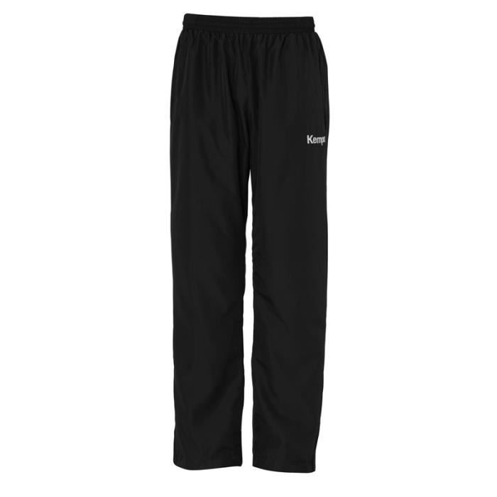 pantalon de handball kempa woven pour homme - noir - respirant - poches zippées