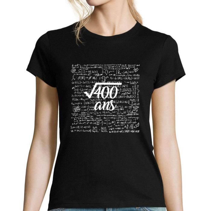 Tee Shirt Femme Anniversaire Racine Carre Ans T Shirt Col Rond Original Pour Les Fans De Mathematiques Et De Sciences S Xxl Noir Cdiscount Pret A Porter