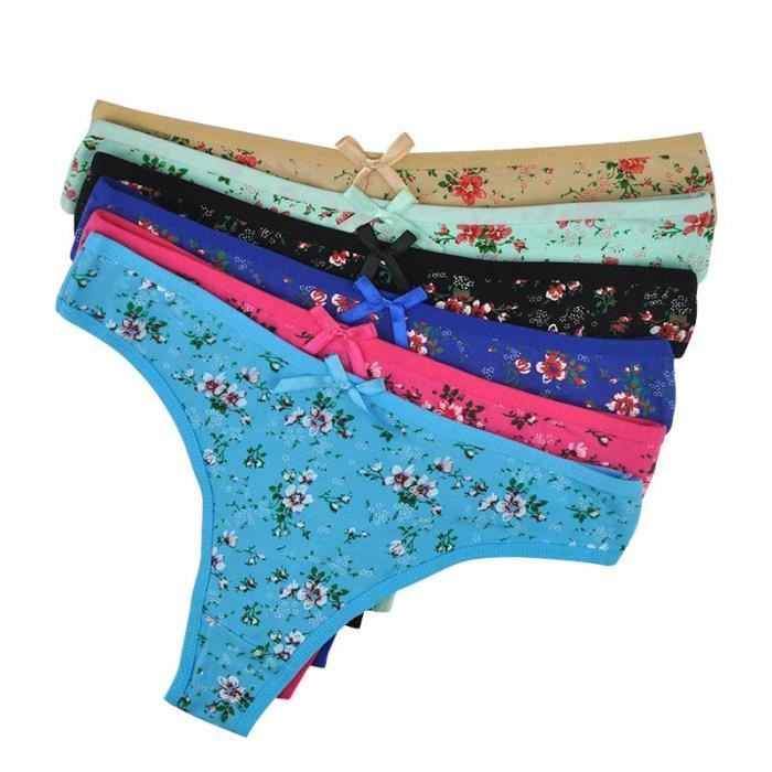 slip en coton pour femme