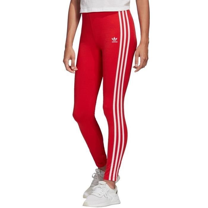 Collants Adidas 3 STR Rouge Pour Femme Rouge - Cdiscount Prêt-à-Porter