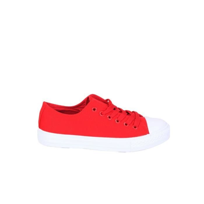 basket toile rouge