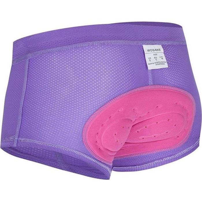 Culotte De Cyclisme Femme Rembourrée Gel 3D – Nylon/élasthanne, Respirante, Confort Longue Durée