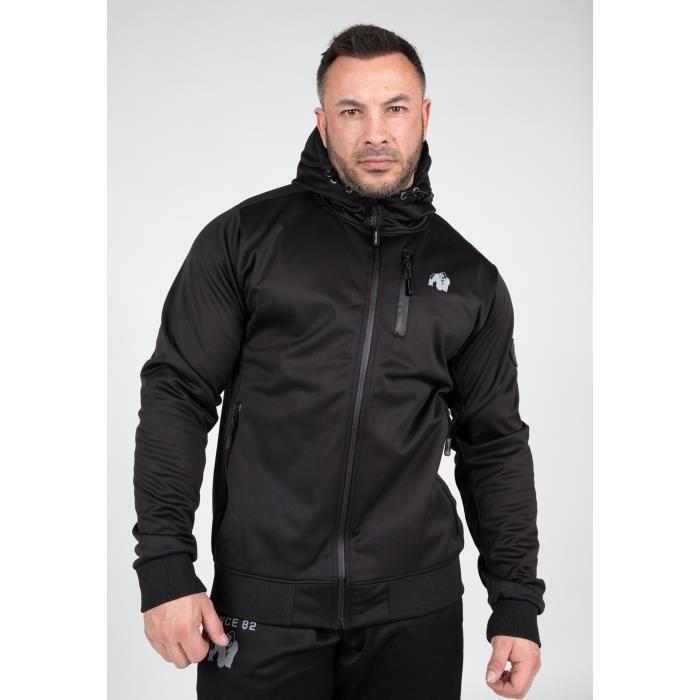 veste de survêtement - gorilla wear - homme - imperméable - manches longues - multisport