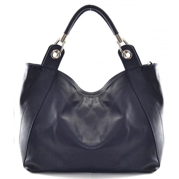 Sac Main cuir femme Mod le Paris le vrai A4 Achat Vente
